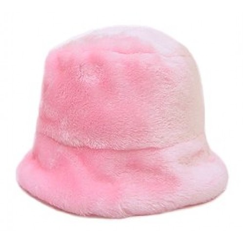 Faux Mink Reversible Bucket Hat - HT-514MPK